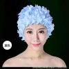 Women Fashion Simple Handmade Floral Swimming Cap