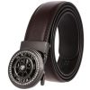 Men Fashion Round Automatic Buckle Belt