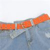 Unisex Fashion Double Layers Buckle Canvas Woven Belt