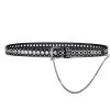 Women Rivets Fashion Hollow Punk Pin Buckle Belt