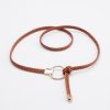 Women Fashion Simple Solid Color Thin Belt