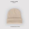 Unisex Fashion Solid Color Knitted Hat