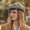 Women Casual Retro Plaid Beret