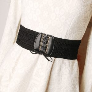 Women Fashion Solid Color Elastic Belt