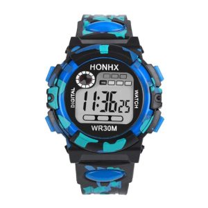 Men Classic Camouflage Case Multi-Sport Electronic Watch
