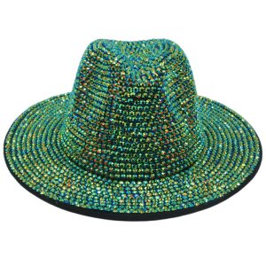 Fashion Retro Shiny Diamond Jazz Hat
