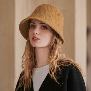 Women Fashion Warm Zebra Bucket Hat