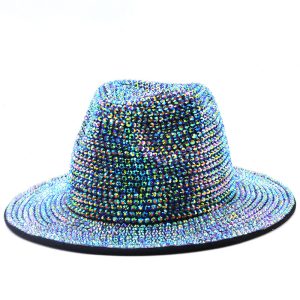 Unisex Fashion Handmade Drilled Woolen Outdoor Sun Visor Jazz Hat