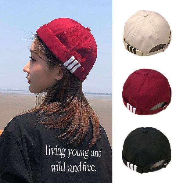 Women Simple Creative Black Retro Beret