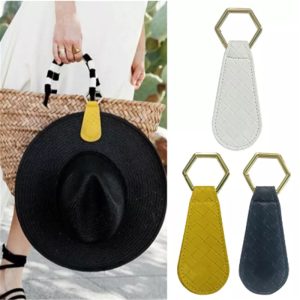 Women Fashion Simple Small Summer Travel Hat Clip Hat Anti-Lost Clip