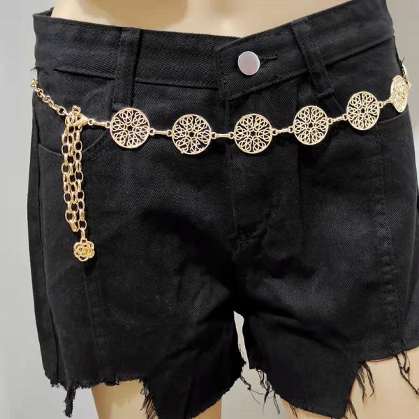 Women Fashion Creative Metal Retro Belt