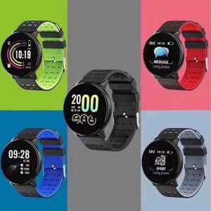 Fashion Touch Screen Round Dial Multifunctional Smart Watch