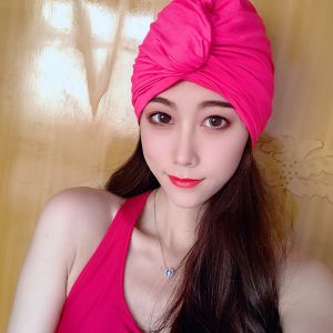Women Fashion Simple Solid Color Swimming Cap