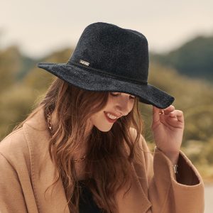 Unisex Autumn/Winter Knitted Retro Fedora Hat