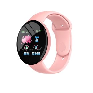 Fashion Simple Round Dial Single Touch Screen Multifunctional Smart Watch