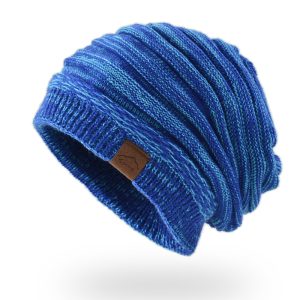 Men Women Fashion Solid Color Knitted Woolen Beanies Hat