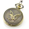 Creative Eagle Carving Vintage Steampunk Style Alloy Pocket Watch