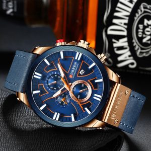Men Business Six-pointer Design Multi-function Quartz Watch