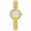 Women'S Simple Fashion Round Diamond Set Dial Bracelet Watch