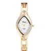 Women'S Fashion Casual Rhinestone Small Round Dial Metal Chain Quartz Watch