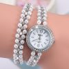 Women Fashion Exquisite Pearl Bracelet Watch