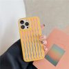 Fashion Simple Wavy Laser Plating Colorful Phone Case