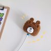 Fashion Cute Knitted Cartoon Brown Bear Airpods Case
