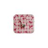 Fashion Cute Plaid Cherry Snap Button Airpods Case