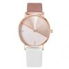 Women'S Fashion Casual Color Matching Simple Round Dial Thin Alloy Buckle Quartz Watch