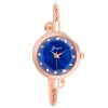 Women'S Fashion Casual Retro Small Round Dial Rhinestone Bracelet Quartz Watch