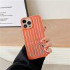 Fashion Simple Wavy Laser Plating Colorful Phone Case