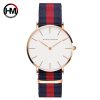 Men'S Fashion Business Casual Waterproof Simple Thin Leather Band Quartz Watch