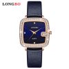 Women'S Casual Fashion Retro Simple Square Dial Rhinestone Quartz Watch