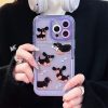 Fashion Personality Cartoon Pattern Stands Apple Silicone Soft Case