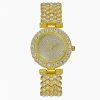 Women'S Fashion Simple Full Diamond Round Quartz Watch