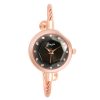 Women'S Fashion Casual Retro Small Round Dial Rhinestone Bracelet Quartz Watch