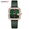 Women'S Casual Fashion Retro Simple Square Dial Rhinestone Quartz Watch