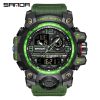 Men'S Fashion Personality Waterproof Multifunctional Electronic Watch