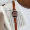 Women Fashion Simple Solid Color Leather Band