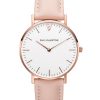 Women'S Fashion Stainless Steel Band Rose Gold Watch