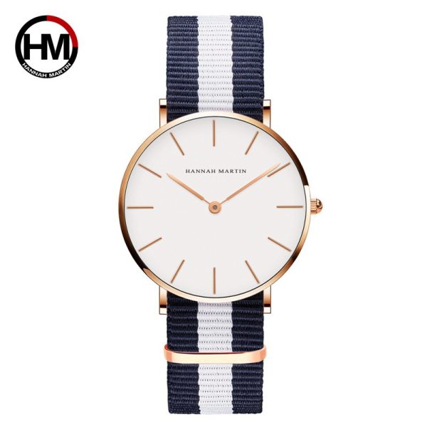 Men'S Fashion Business Casual Waterproof Simple Thin Leather Band Quartz Watch