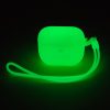 Fashion Simple Solid Color Luminous Protectiv Silicone Airpods Case