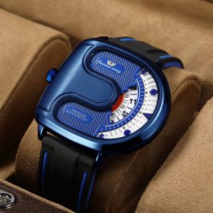 Fashion Personality Casual Oval Dial Silicone Quartz Watch