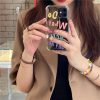 Creative Mirror Design Letter Printed Phone Case