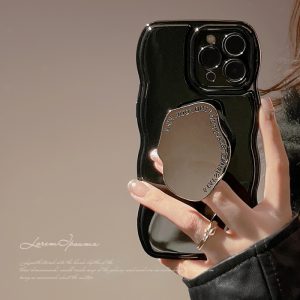 Fashion Personality Electroplating Holder All-Inclusive Apple Case