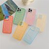 Fashion Simple Wavy Laser Plating Colorful Phone Case