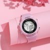 Men'S And Women'S Fashion Simple Round Multi-Functional Sports Waterproof Electronic Watch