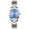 Women'S Fashion Casual Round Dial Waterproof Metal Quartz Watch