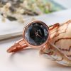 Women'S Fashion Casual Retro Small Round Dial Rhinestone Bracelet Quartz Watch