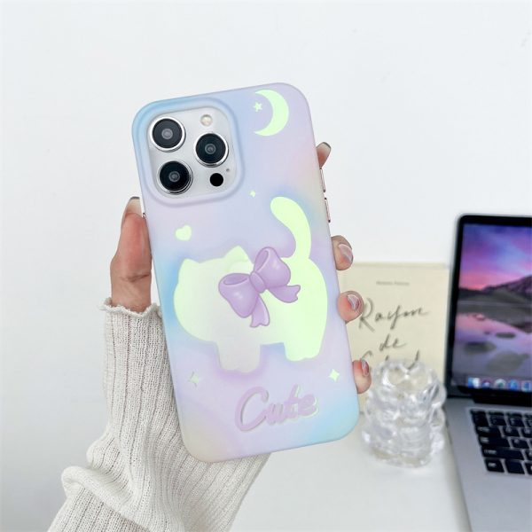 Fashion Casual Personality Laser Cartoon Animal Pattern All Inclusive Apple Case